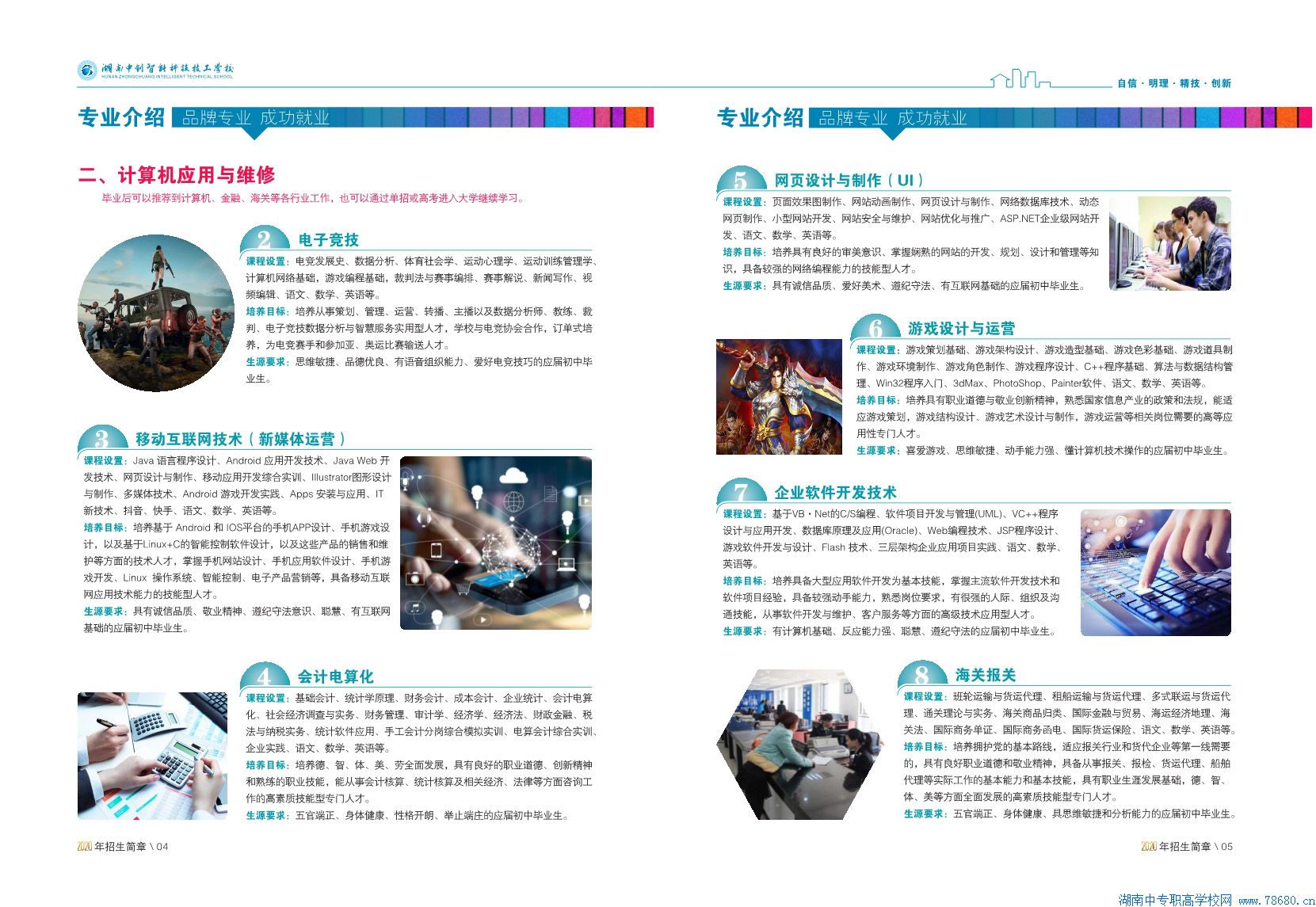 湖南中創(chuàng)智能科技技工學(xué)校2020年招生簡(jiǎn)章
