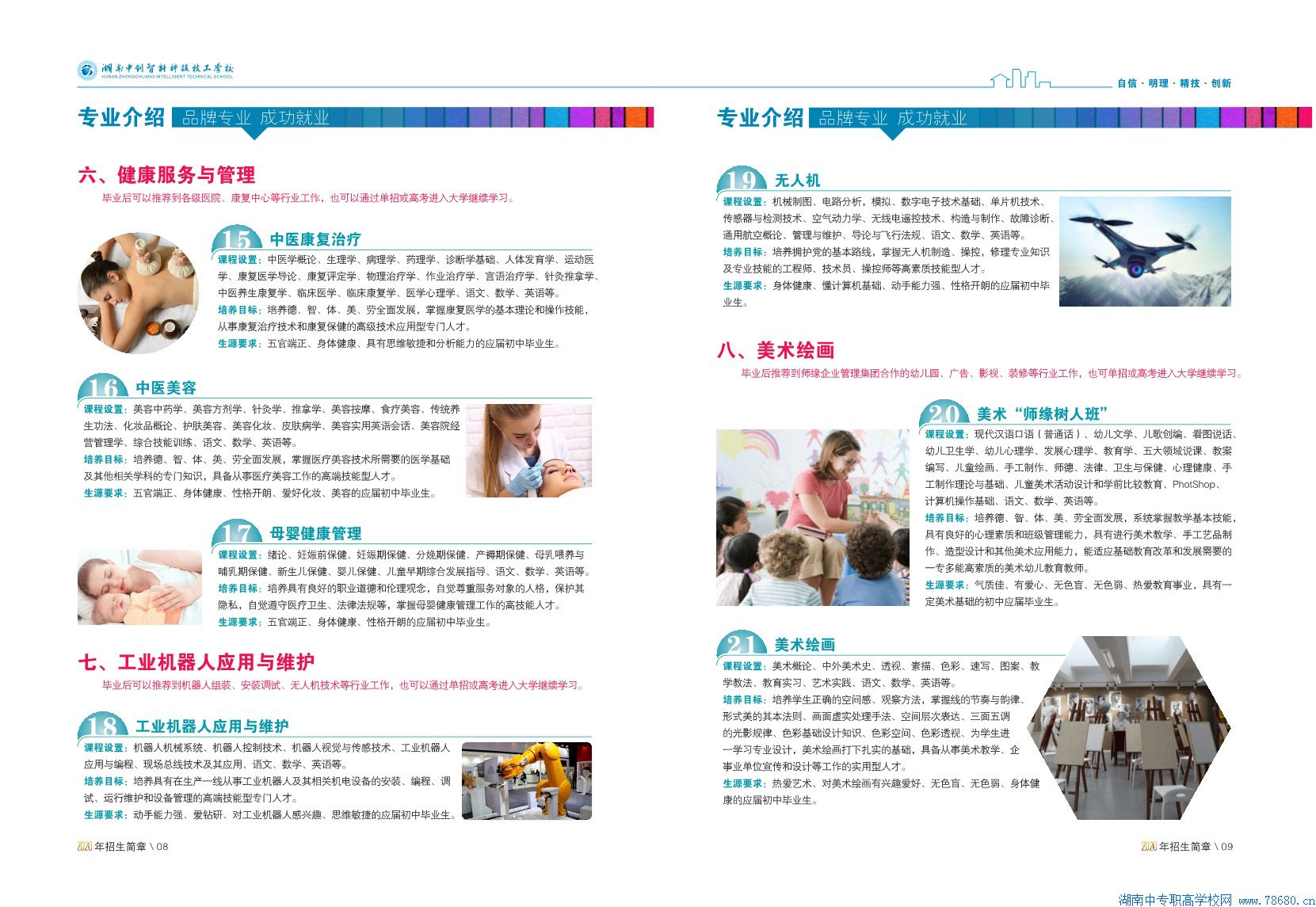 湖南中創(chuàng)智能科技技工學(xué)校2020年招生簡(jiǎn)章