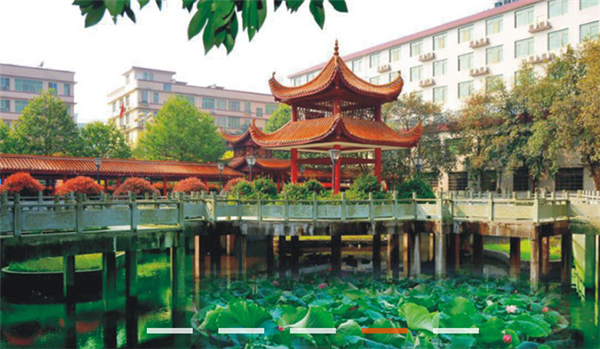 
湖南省中南藝術學生校園一角