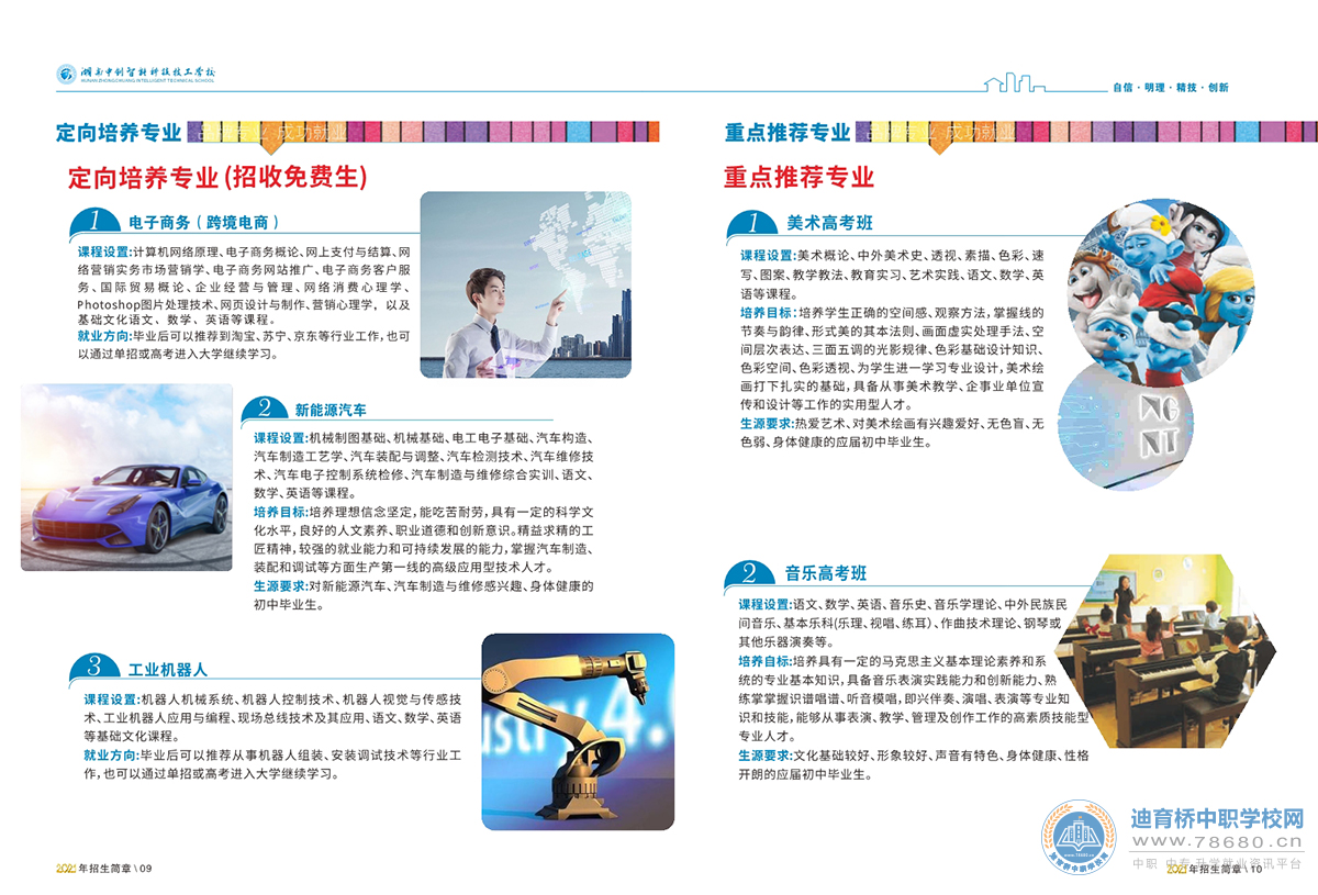 湖南中創(chuàng)智能科技技工學(xué)校2021年招生簡(jiǎn)章