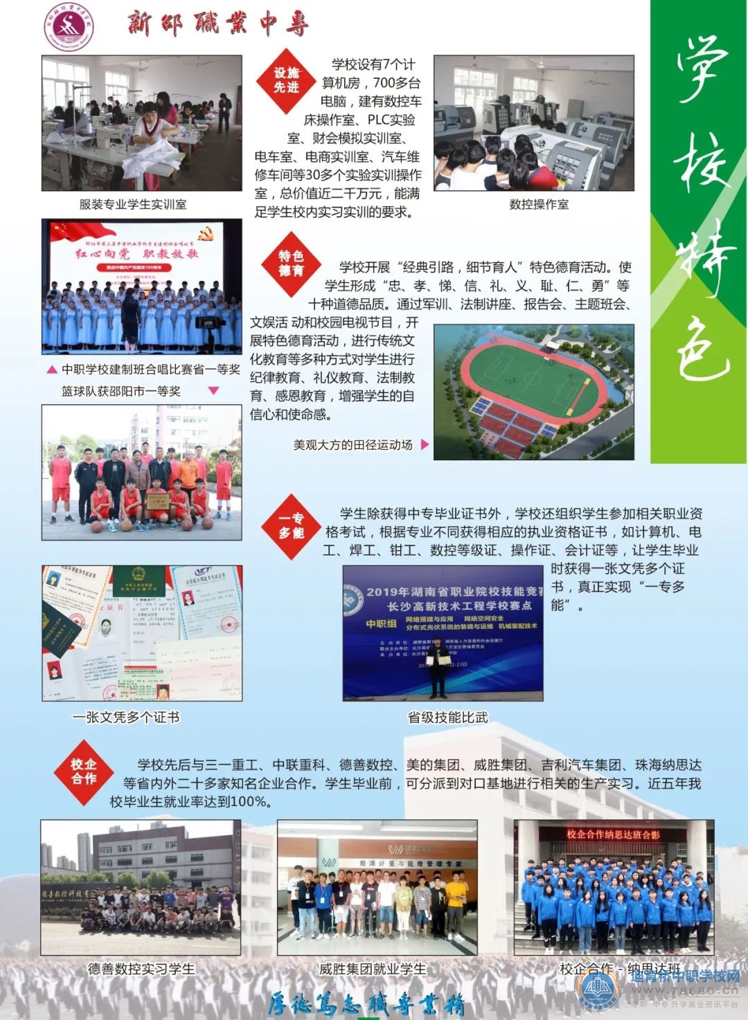 新邵縣工業職業中等專業學校2021年招生簡章