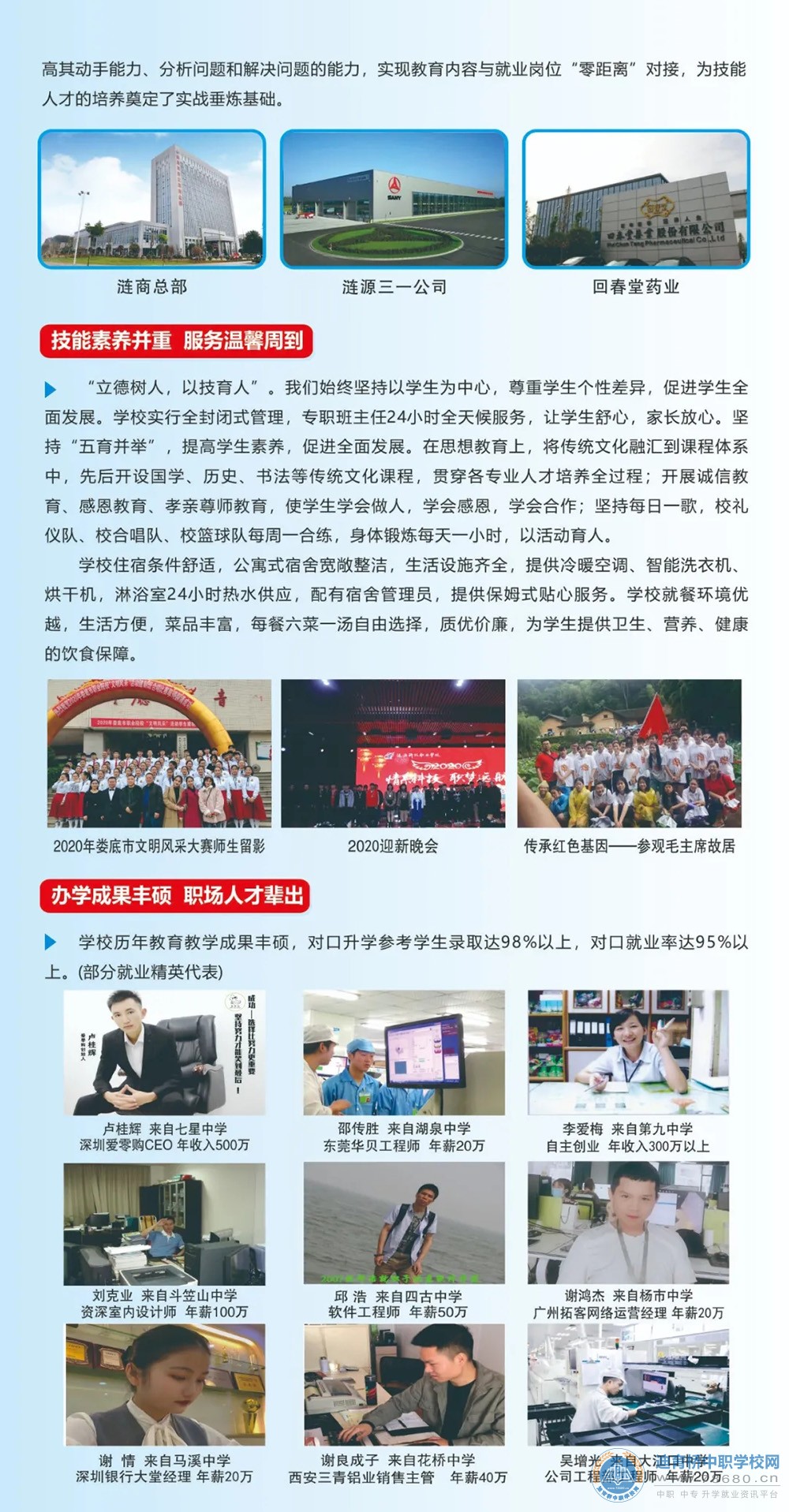 漣源市創(chuàng)成科技職業(yè)學(xué)校2021年招生簡(jiǎn)章