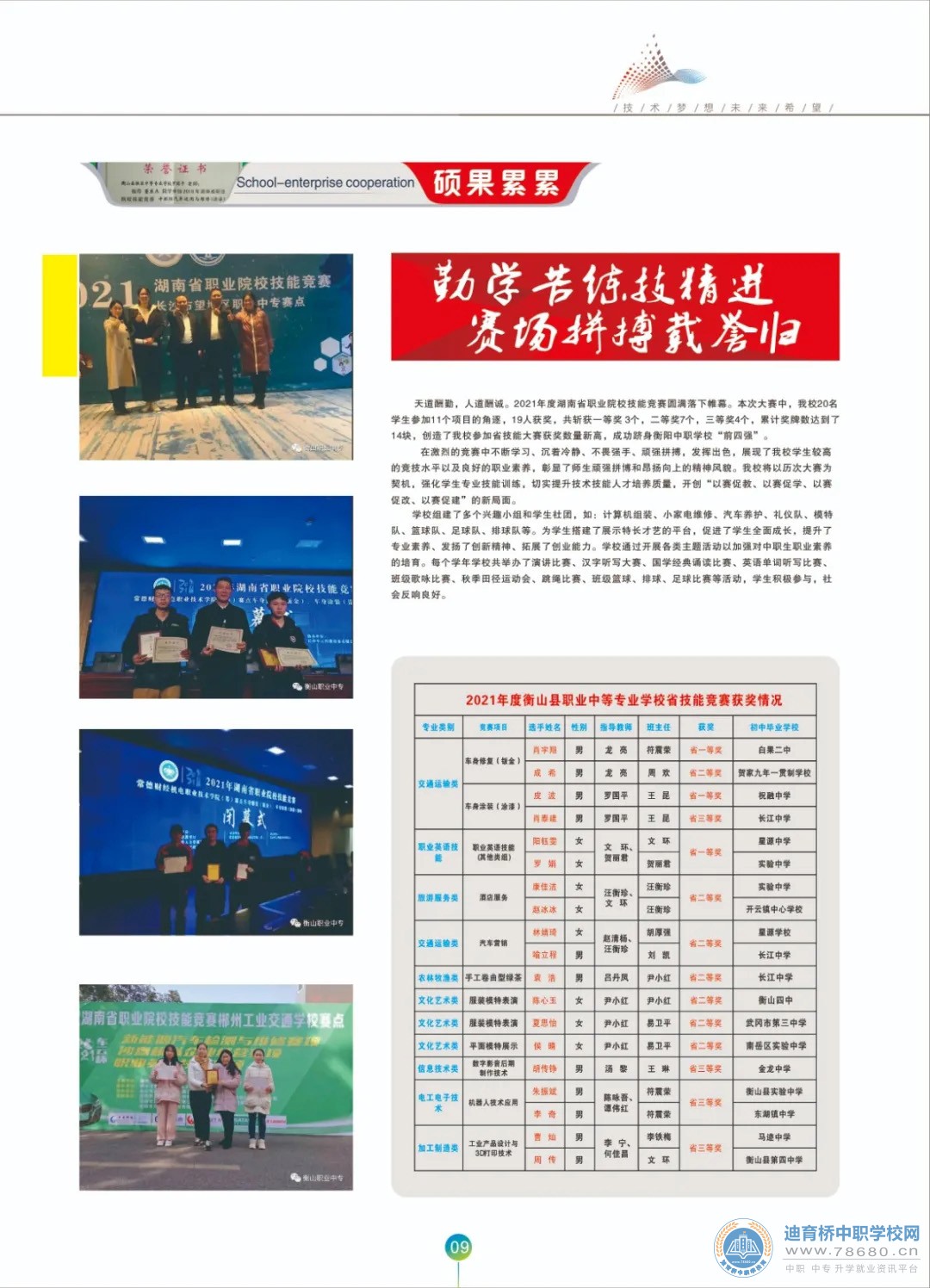 衡山縣職業(yè)中等專業(yè)學(xué)校2021年招生簡章