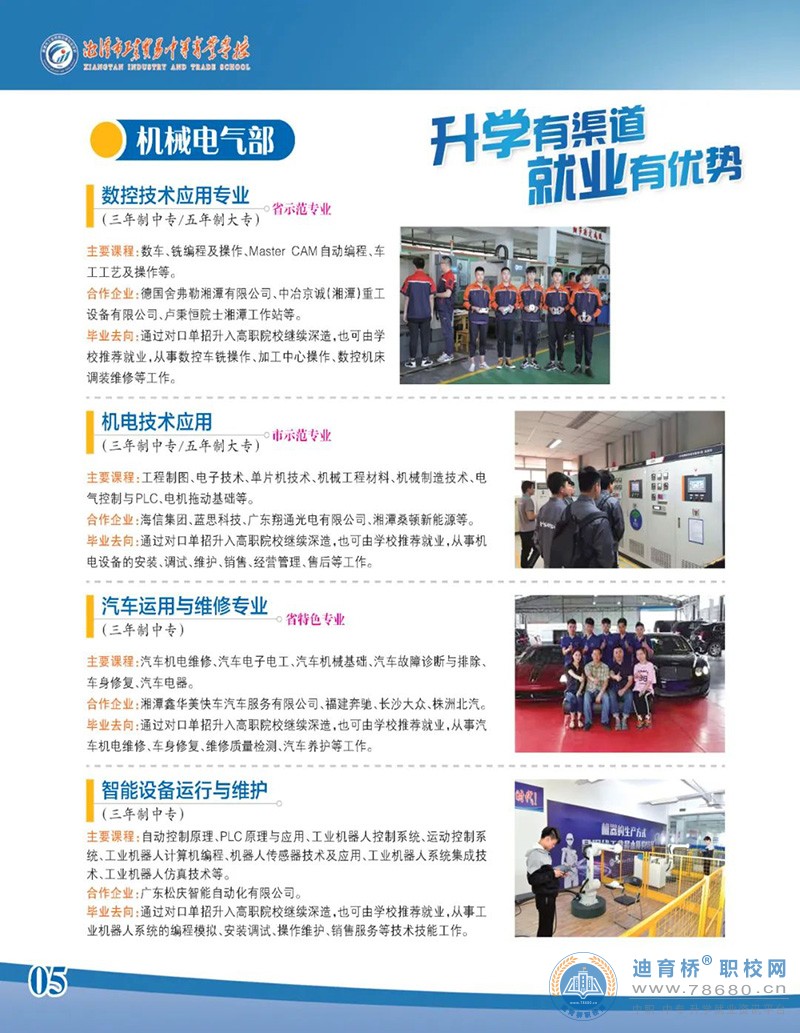 湘潭市工業貿易中等專業學校2022年招生簡章